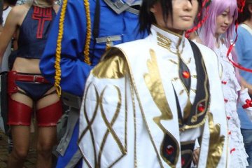 International rep from Thailand as Lelouch Lamperouge from Code Geass, Organizer as Maes Hughes from FullMetal Alchemist, and previous WCS champ from Brazil as Jo from Burst Angel