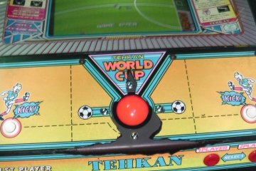 Tehkan World Cup - with a trackball
