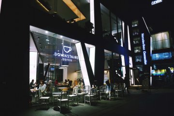 <p>Downstairs Coffee at night&nbsp;</p>