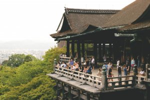 The classic and famous view of Kiyomizudera