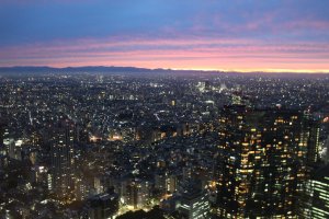 Watching the sunset from Tokyo Metropolitan Government Building&nbsp;