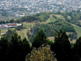 Hatano Country Club is part of the panoramic view