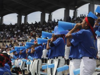 Visit a baseball game in Okinawa at the American Village baseball stadium.