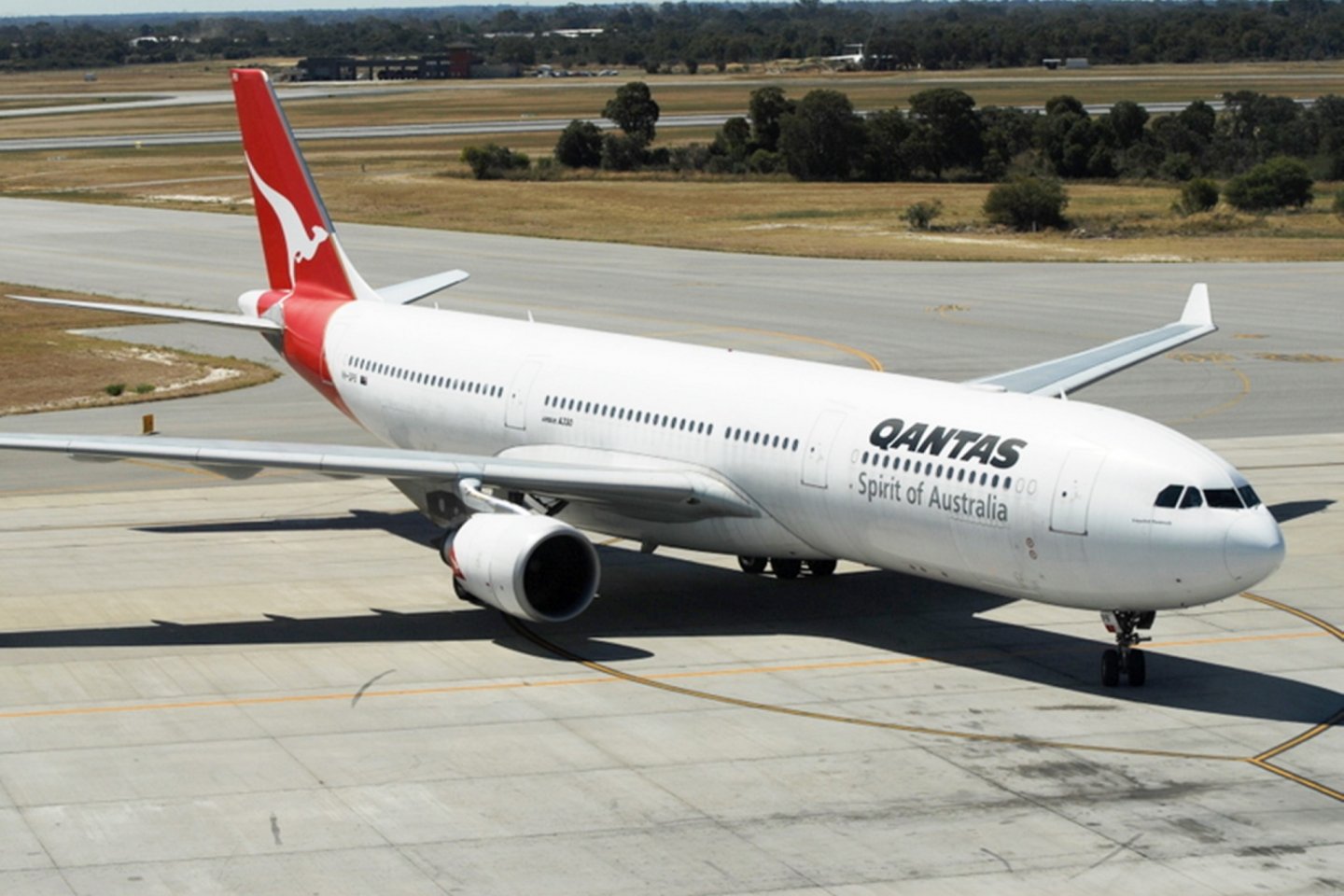 Qantas flies the Airbus 330 from Brisbane to Tokyo