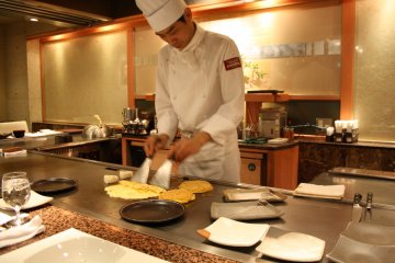 <p>The Japanese omelet here was prepared with pork small slices</p>
