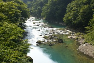 <p>The river here was once too acidic for any sort of wildlife to live in it</p>