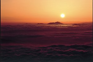 Sunrise as seen from Mt. Norikura