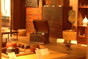 Travel back in time with this exhibit of a typical house complete with old-time furnishings.