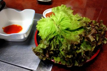 <p>We wrap the pork strips with these lettuce leaves for a satisfying serving.</p>