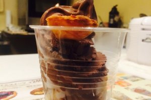 This chocolate-ice-cream-and-fried-bread snack from Zou No Mi Shonan Hiratsuka is worth a try.