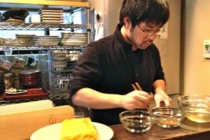 Taro San showcases farm gate to plate cooking and has a personal relationship with his wagyu beef suppliers.