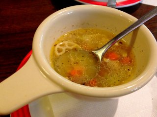 This soup was served as one of the appetizers. It surely is warm and pleasant to the senses, and not to mention, delicious!