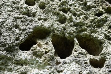 Ohya stone is porous