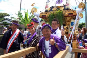 Mikoshi Shrine Festival participants