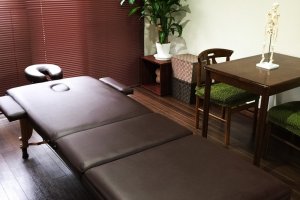 The session room and healing bed