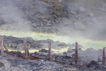 Source of the hot springs