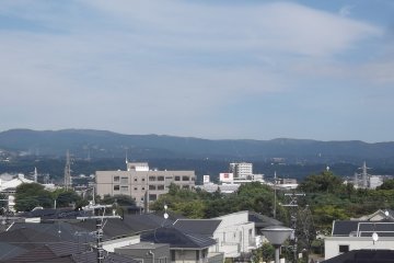 <p>A view of the hills from the roof</p>
