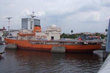 A floating museum in Nagoya Port