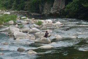 fishing in local streams