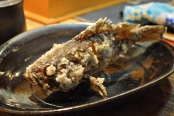 Tempura fried rock-fish