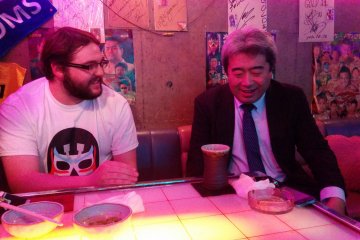 <p>Two cultures brought together for their love of pro-wrestling...and alcohol</p>
