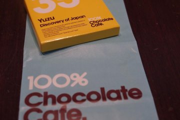 Yuzu chocolate square