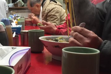 <p>Most customers go for the ramen on a cold winter&#39;s day</p>
