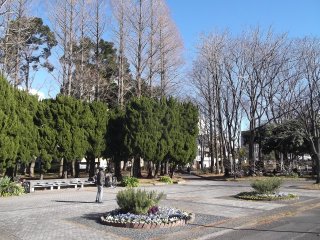 A little plaza
