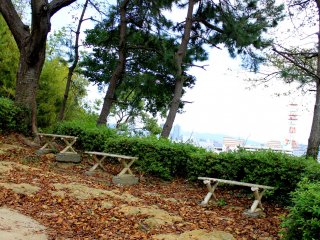 There are several benches everywhere, good spots to sit and and relax, and breathe in the fresh air