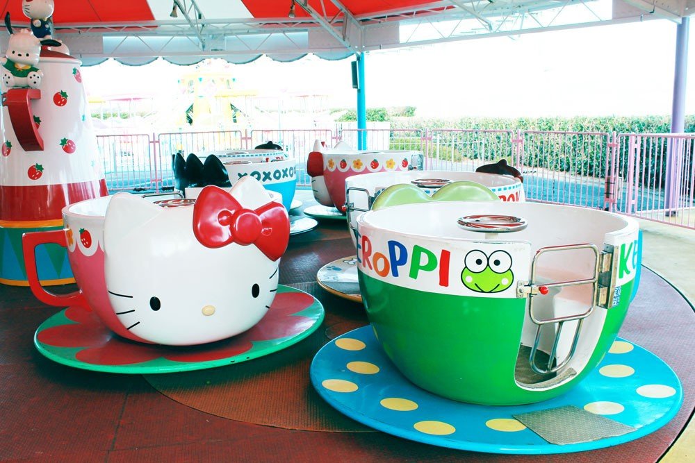 This cute teacup is a great ride for everyone in the family to enjoy at Harmony Land.