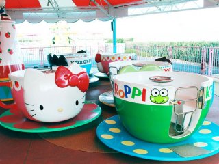 This cute teacup is a great ride for everyone in the family to enjoy at Harmony Land.
