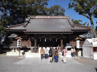 The main shrine hall