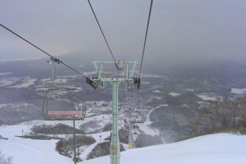 View from the chairlift