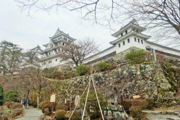 Gujo Hachiman Castle is a modern reconstruction but has a history that dates back centuries