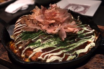 Okonomiyaki pancakes