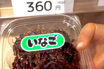 Locusts in soy sauce and sugar