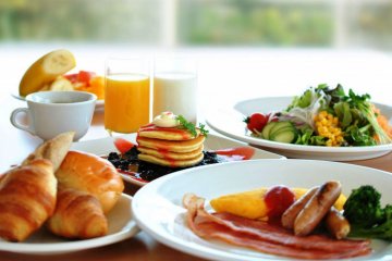 Japanese and Western Breakfast Buffet at Dress Diner