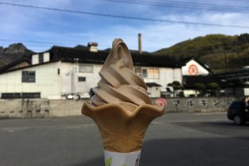 Soy Sauce Ice Cream on Shodoshima