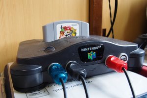 The N64 in all its glory.