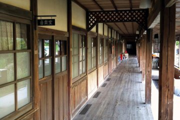 The old school building at the Ken Iwata Mother and Child Museum