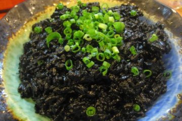 Black Squid Ink Fried Rice