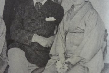 T. B. Glover and his wife, Tsuru