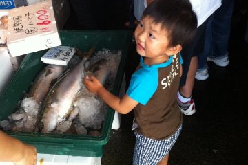 ตลาดปลาตอนเช้ามิซุฮะมะ