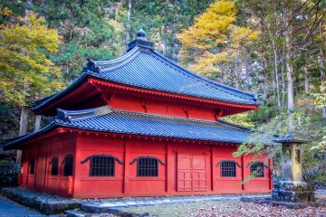 Kaizan-do Sacred Hall. This colorful hall was built to cremate the body of the late Priest Shodo