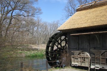 старая водяная мельница