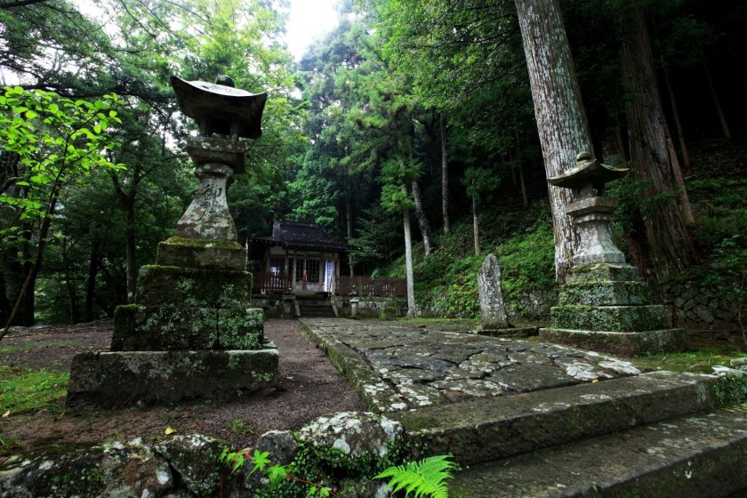 Takijiri-oji shrine along the Kumano Kodo pilgrimage route