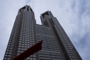 Towering over the west Shinjuku district