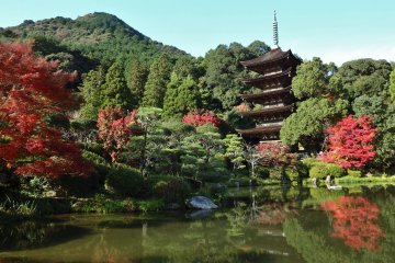 Rurikoji is famous for having one of Japan's 'Top 3' pagodas