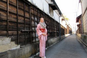 The tiny streets of Honcho make the perfect backdrop for photos