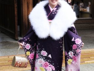 All the kimonos were very impressive.